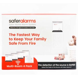 Safer Alarms - Four in 1 Pack